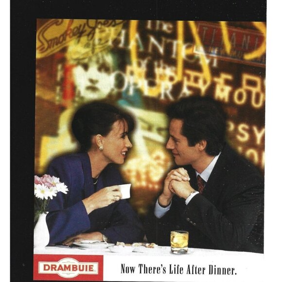 Vintage Drambuie Advertisement A Couple Enjoying Whiskey 1997 Print Ad - Picture 2 of 2